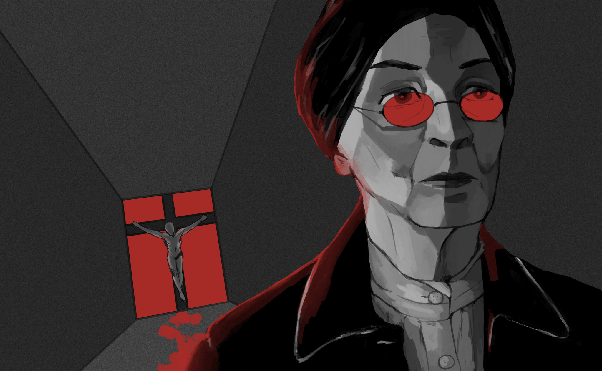 2024, Illustration based on the film Martyrs, assignment